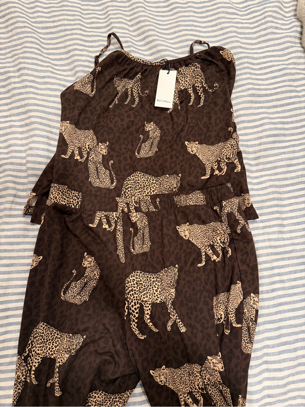 Nwt Masongrey Savanna Cloud Jersey Pj Set — image 3 of 3